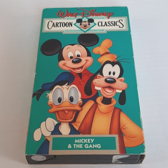 Walt Disney Cartoon Classics #1 Here's Mickey & #11 Mickey & The Gang VHS Bundle - Picture 2 of 13